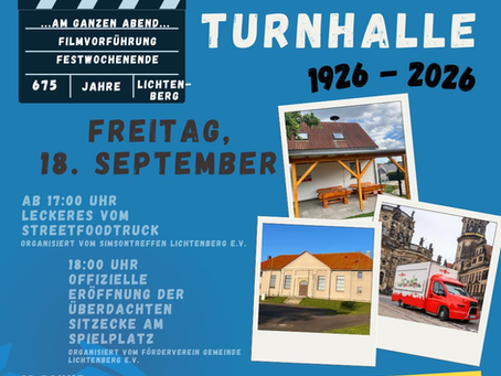 🎉 100 Jahre Turnhalle Lichtenberg – ein Fest für die ganze Gemeinde! 🎉