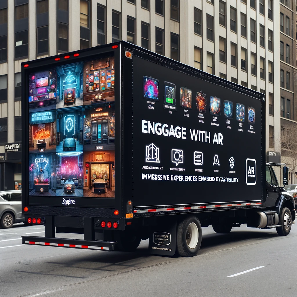 Eagle Mobile Billboard - Interactive and Augmented Reality (AR) Content