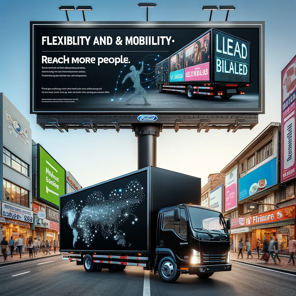 Eagle Mobile Billboard - Flexibility and Mobility