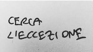 cerca l'eccezione