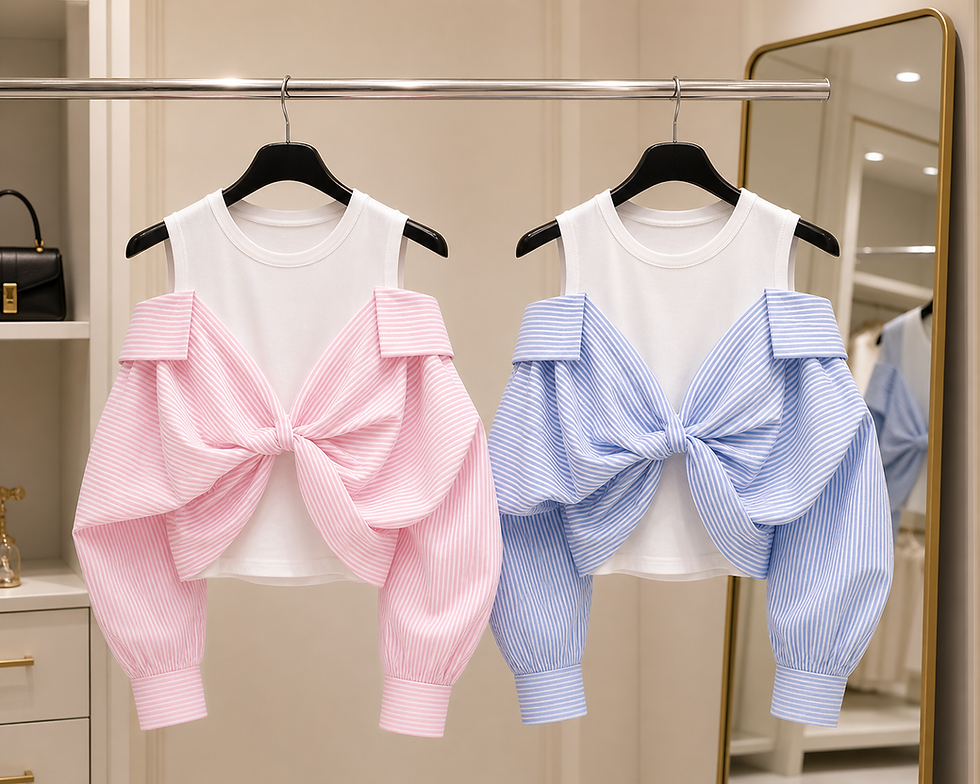 Thumbnail: Contemporary Layered Bow Top