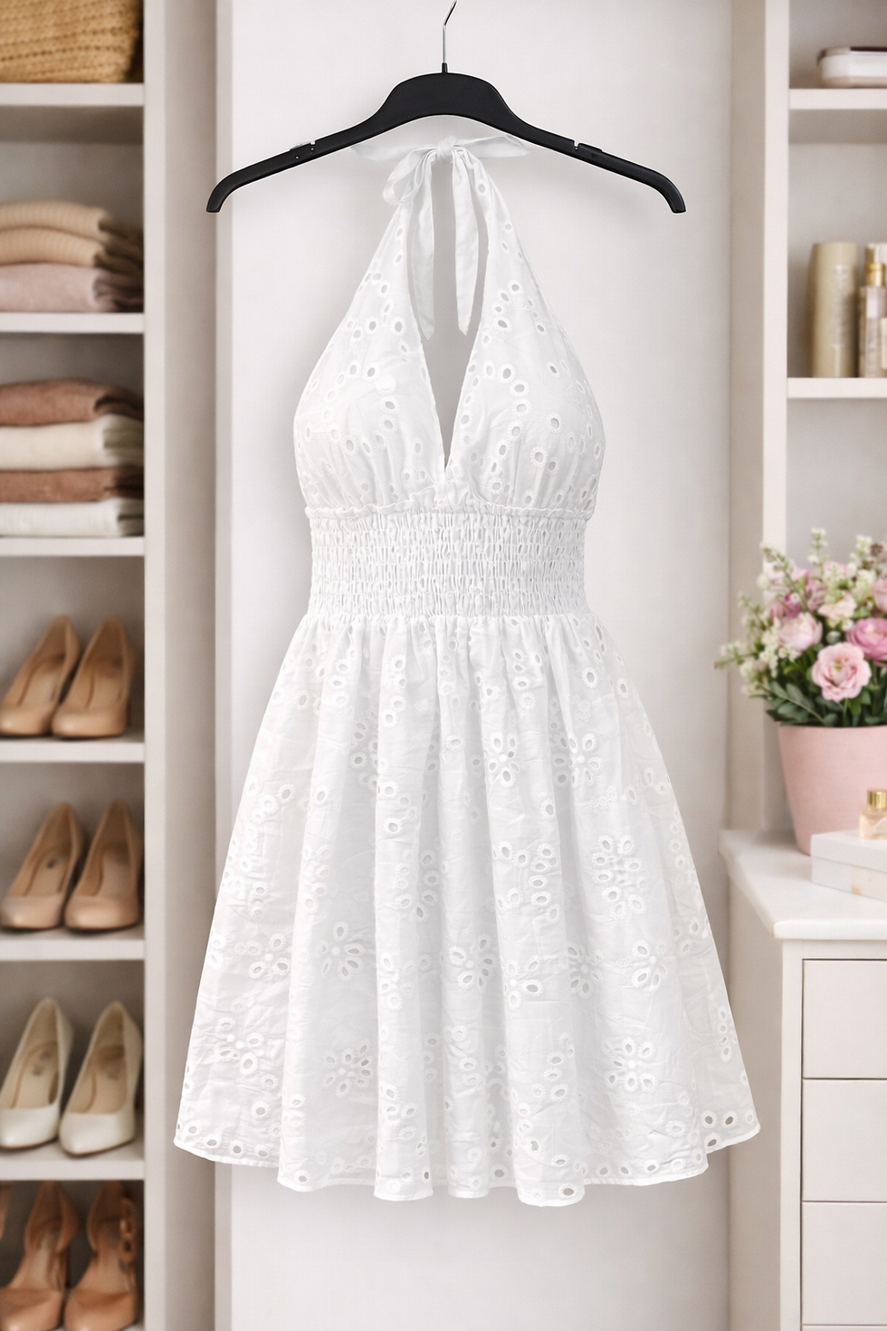 Thumbnail: Wildflower Lumière Halter Dress