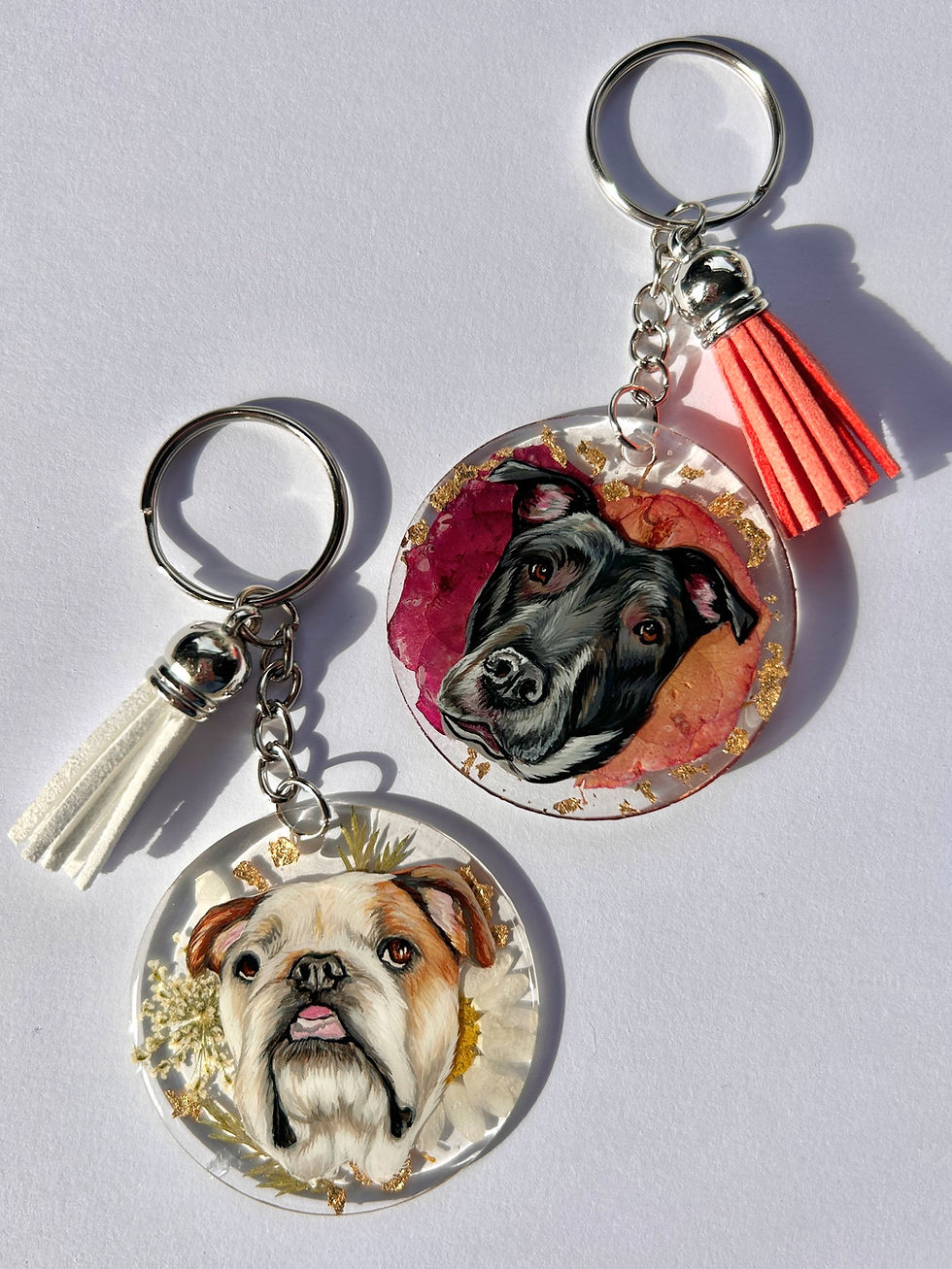 Thumbnail: Dried flower keyring 