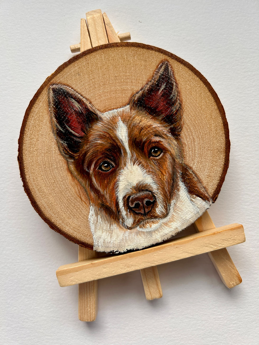 Thumbnail: Wood disc portraits