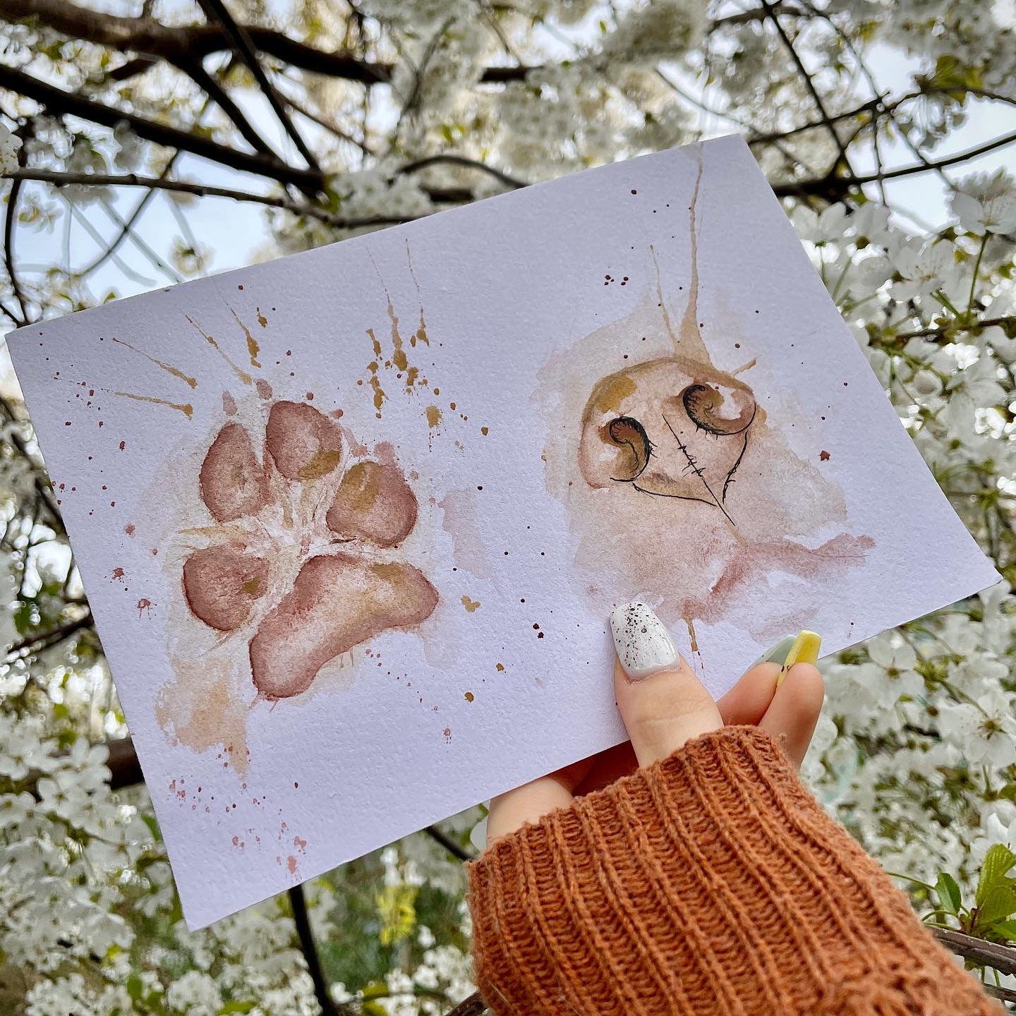 Paws & snouts paintings 