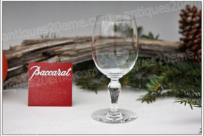 Verres cristal Baccarat service modèle Romane carafe pichet flûte