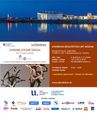 Announcement for the exhibition Textile Art of Today at the Danubiana Meulensteen Art Museum in Bratislava, Slovakia