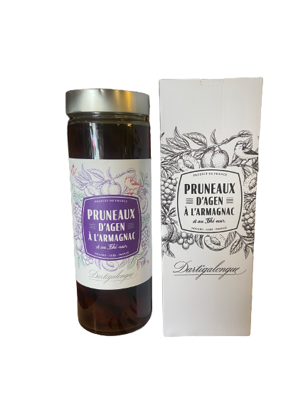 Pruneaux d'Agen à l'Armagnac et au Thé Noir - Dartigalongue 18% vol