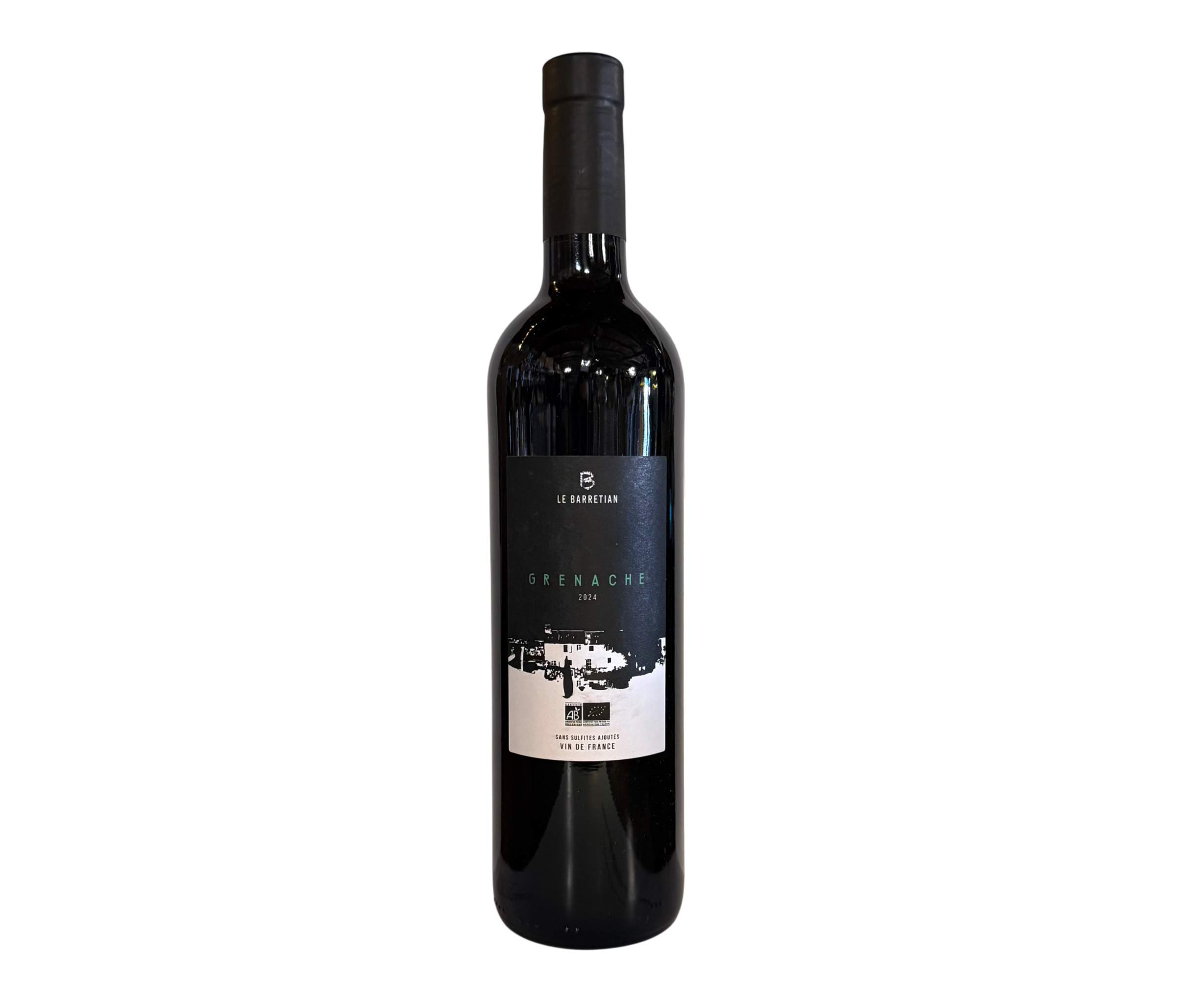 Le Barretian "Grenache" rouge 2024 - Agriculture Biologique 14,5% vol