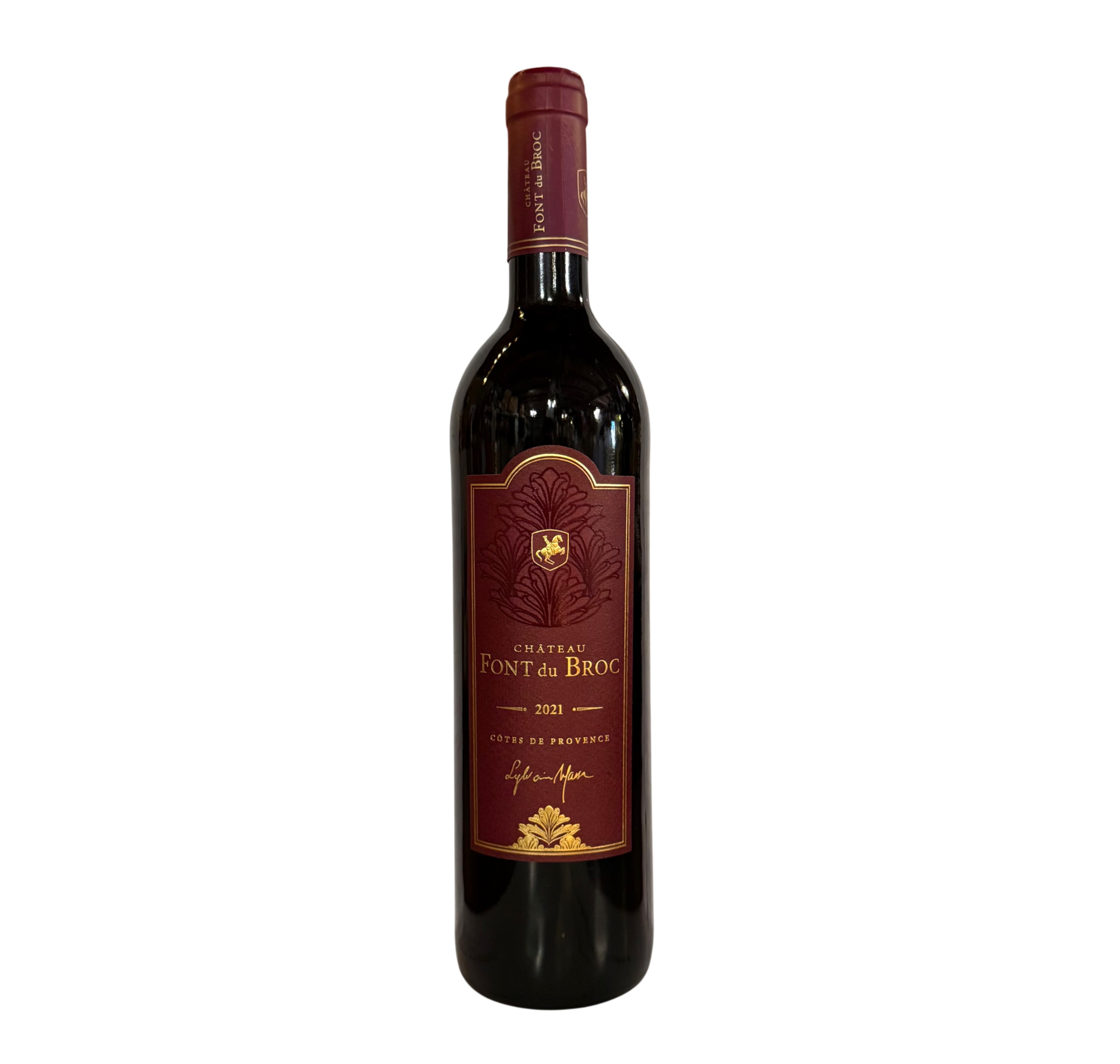 Château Font du Broc rouge AOP 2021 - Agriculture Bio 14,5% vol