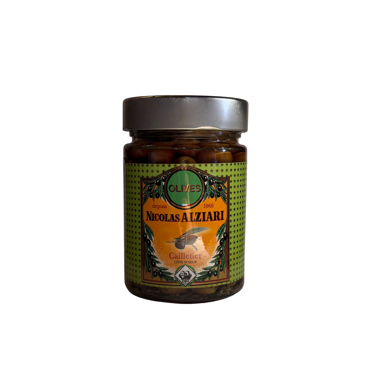 Bocal d'Olives Cailletier - Nicolas Alziari 220gr