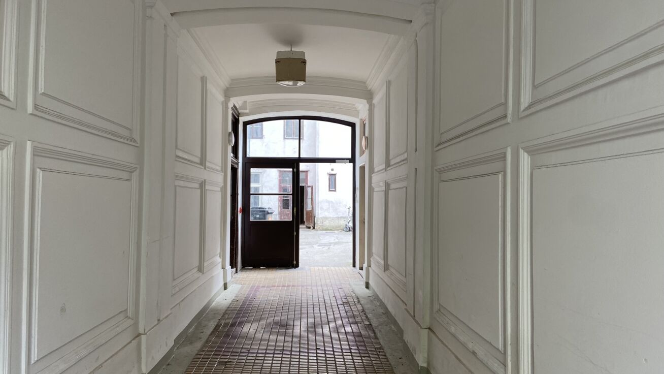 Altbauzugang Johnstraße in Wien