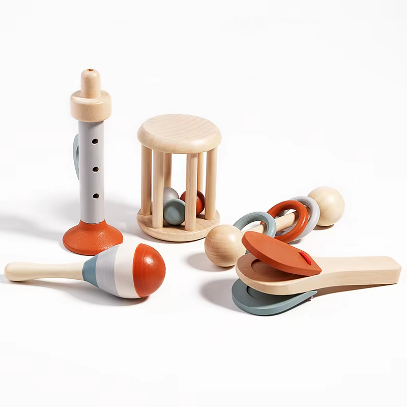 Thumbnail: Baby Handheld Bell, Ringing Instrument, Early Childhood Education, Soothing Bed 