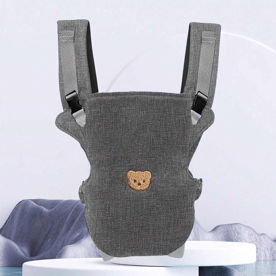 Thumbnail: 1Pc Ergonomic Multifunctional Baby Carrier - 4-in-1 Portable Baby Travel Gear, w