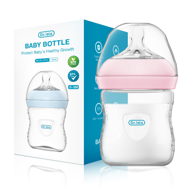 Thumbnail: Baby PP Bottle 150/240/330ML Newborn Baby Bottle with Handle Milk BottleFeeding 
