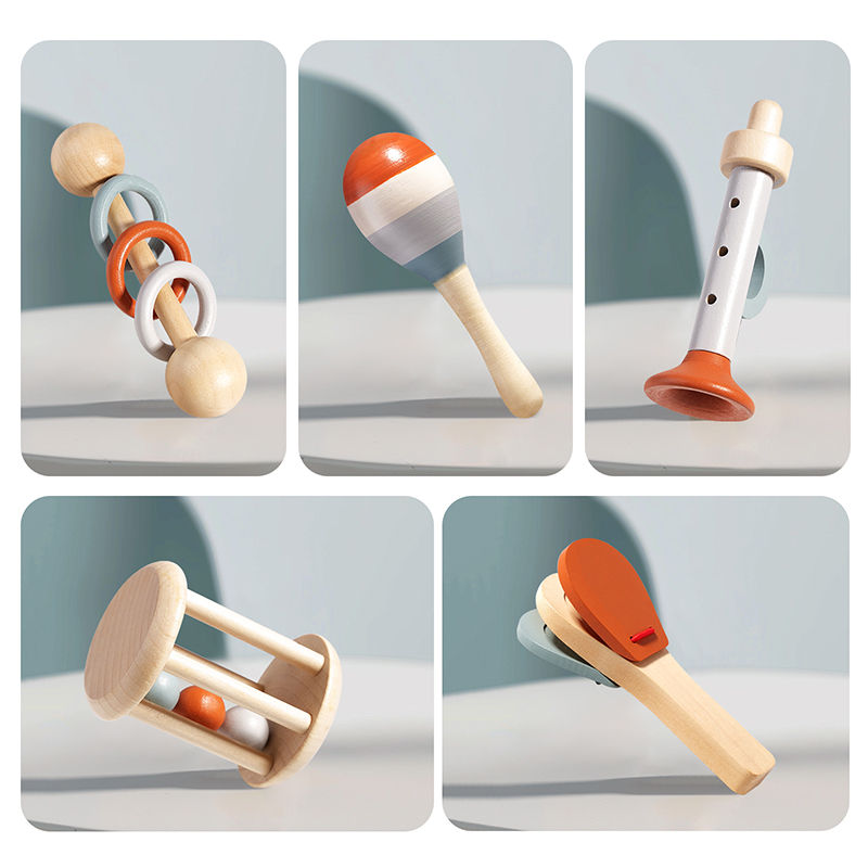 Thumbnail: Baby Handheld Bell, Ringing Instrument, Early Childhood Education, Soothing Bed 