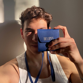 Delopes Switch Wallet Leather Goods Made in Italy Luxury Fernando Lopes Designer Model Frankfurt
