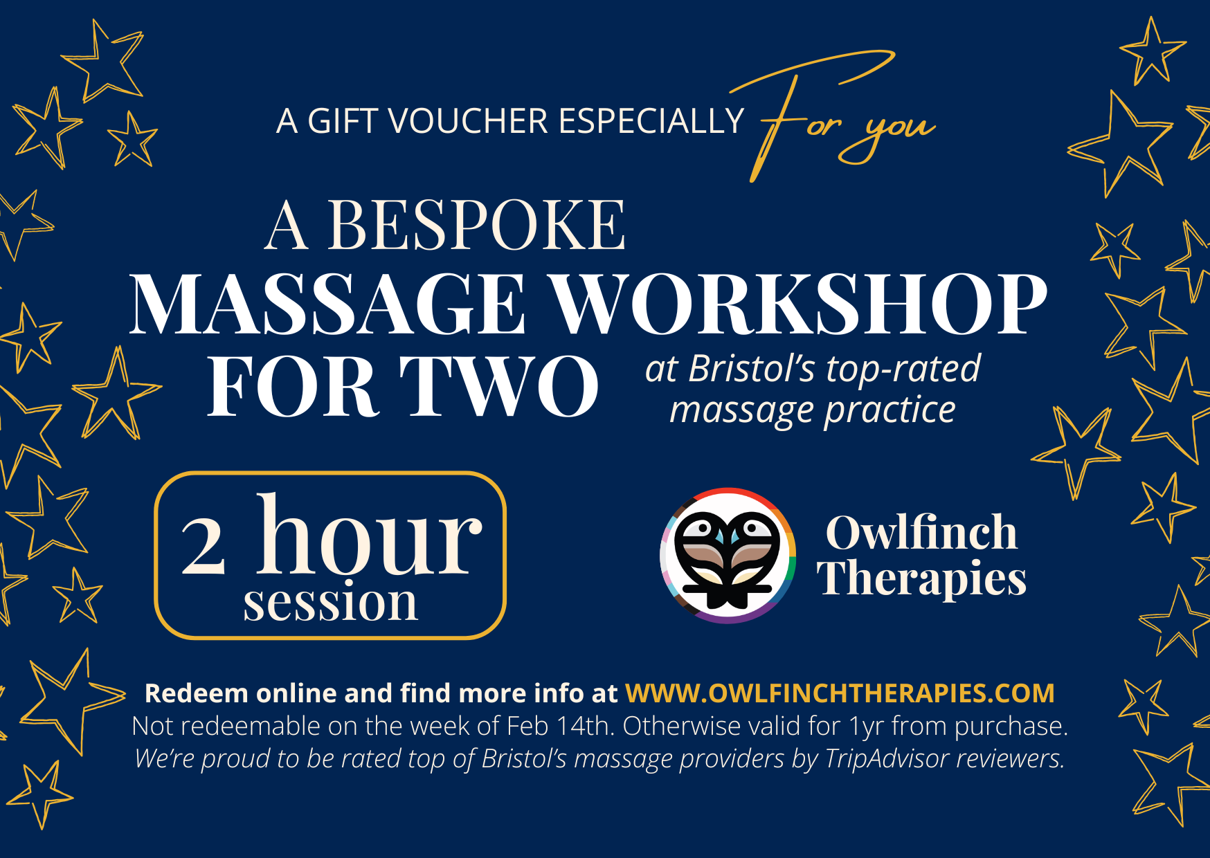 Massage Workshop For Two - Voucher
