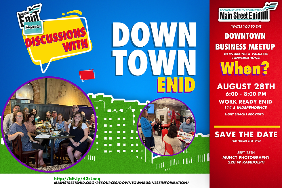Downtown Business Meetup August