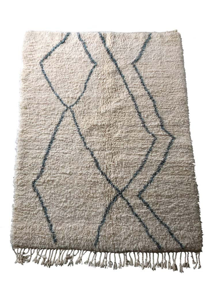 Tapis berbère coloré abstrait