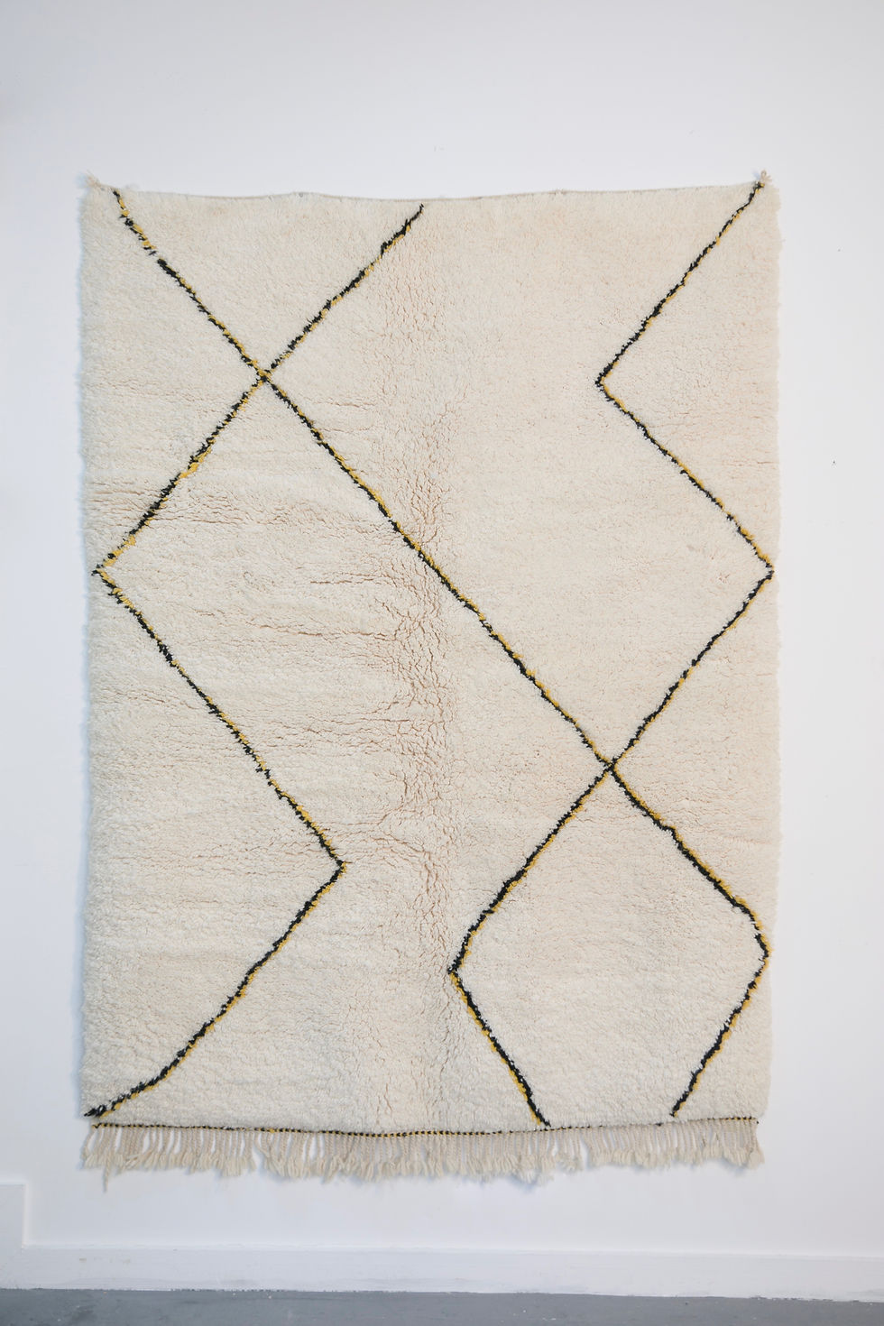 Tapis berbère coloré abstrait