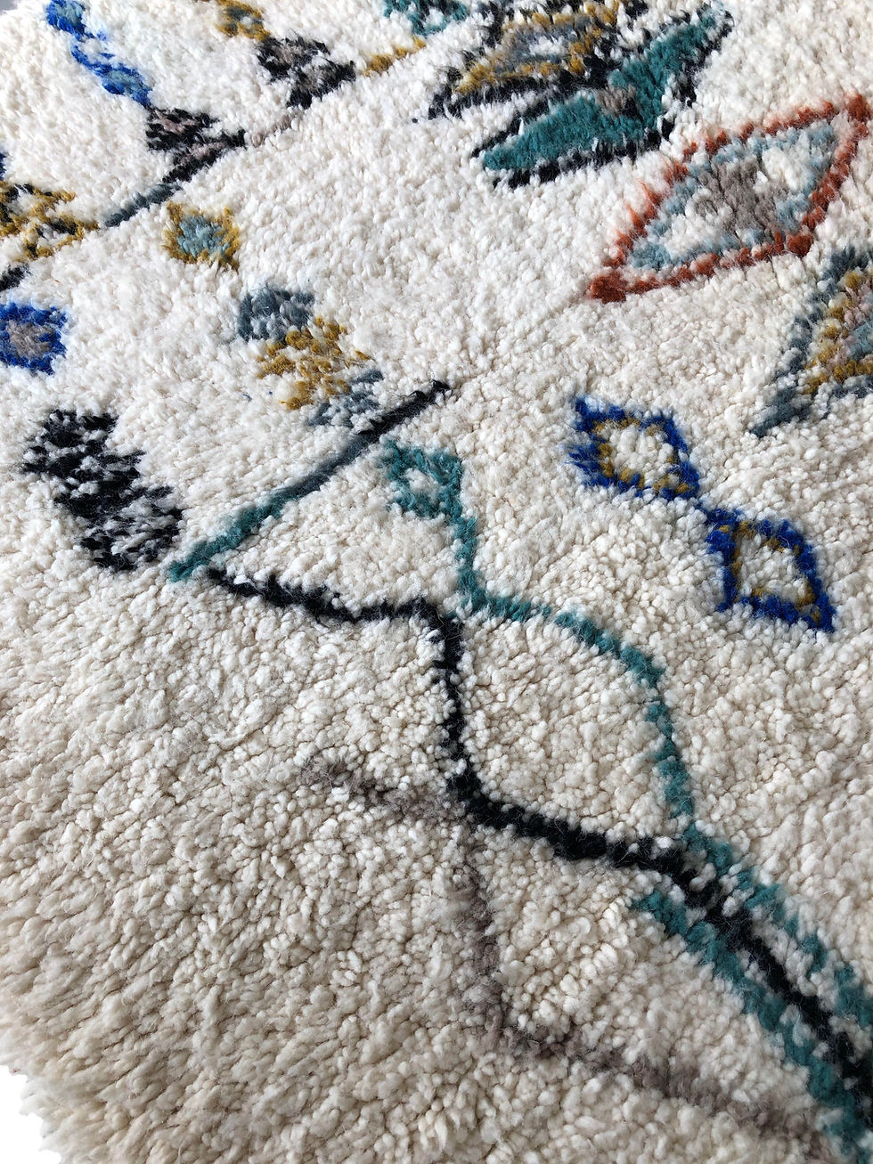 Miniature : Tapis berbère coloré