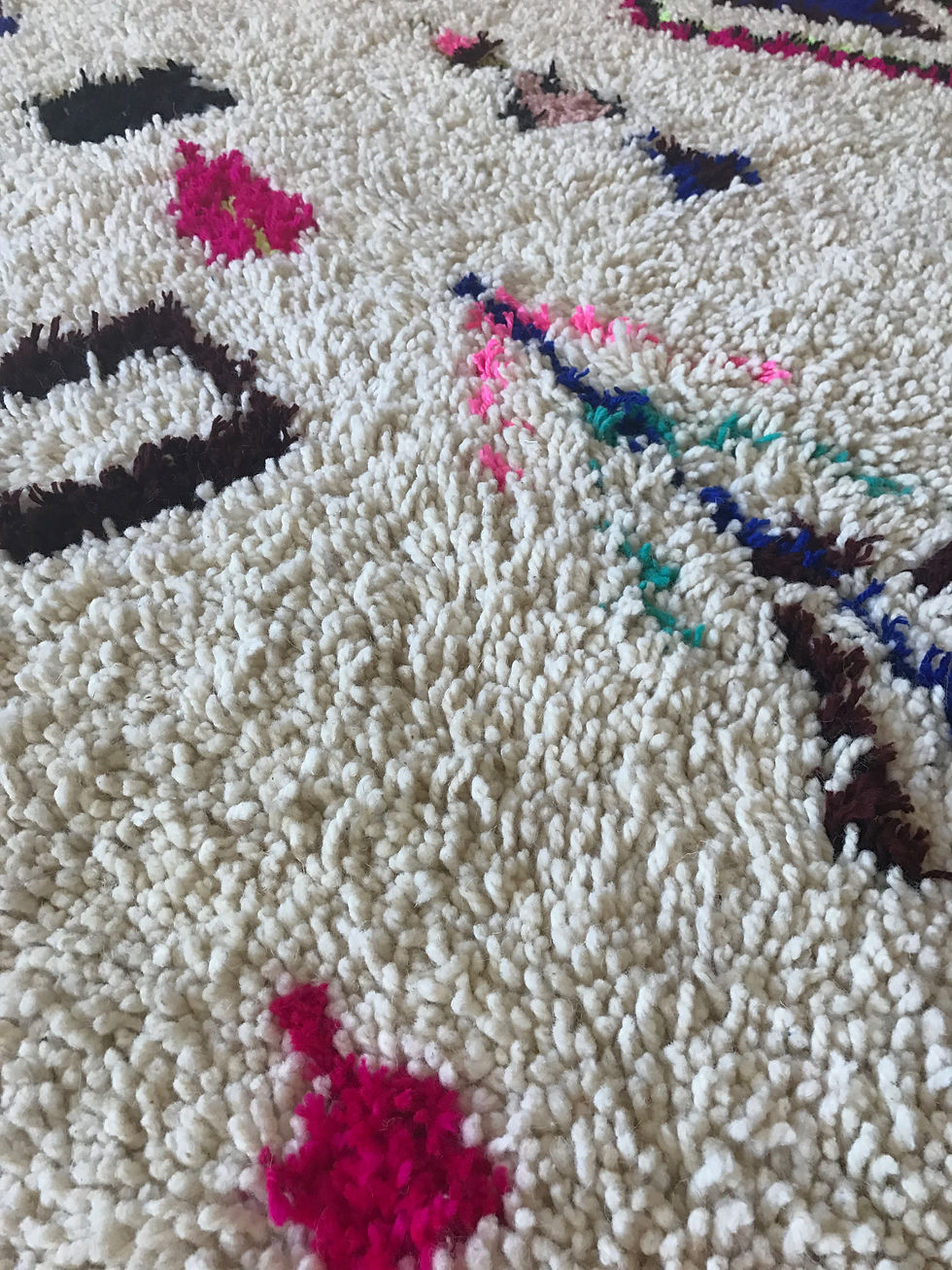 Miniature : Tapis berbère coloré