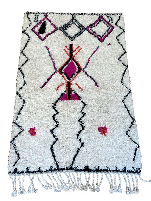 Tapis berbère coloré