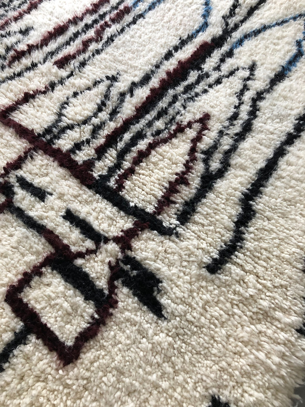 Miniature : Tapis berbère coloré