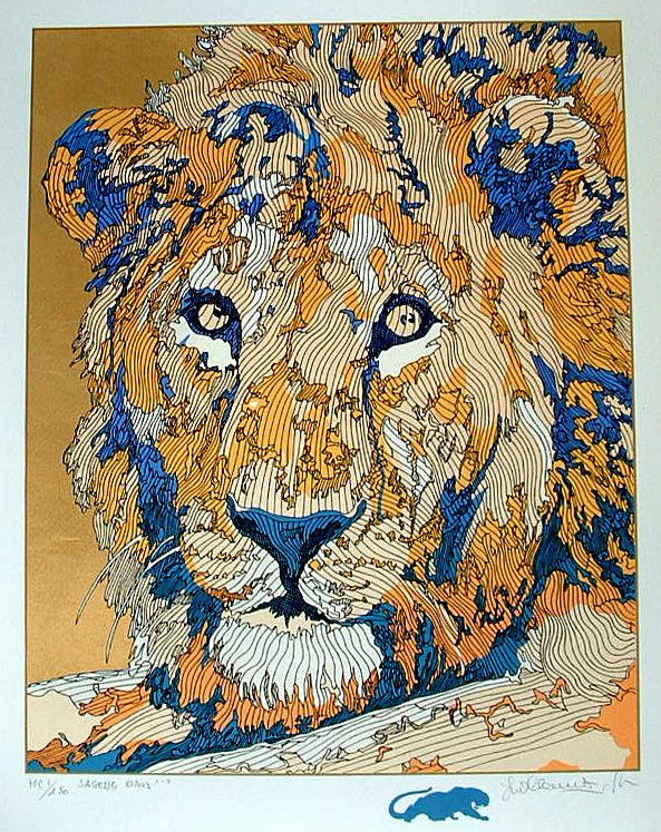 Thumbnail: "Le Grand Matous" Suite of 4 serigraphs