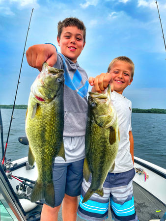 Two Largemouth Bass
