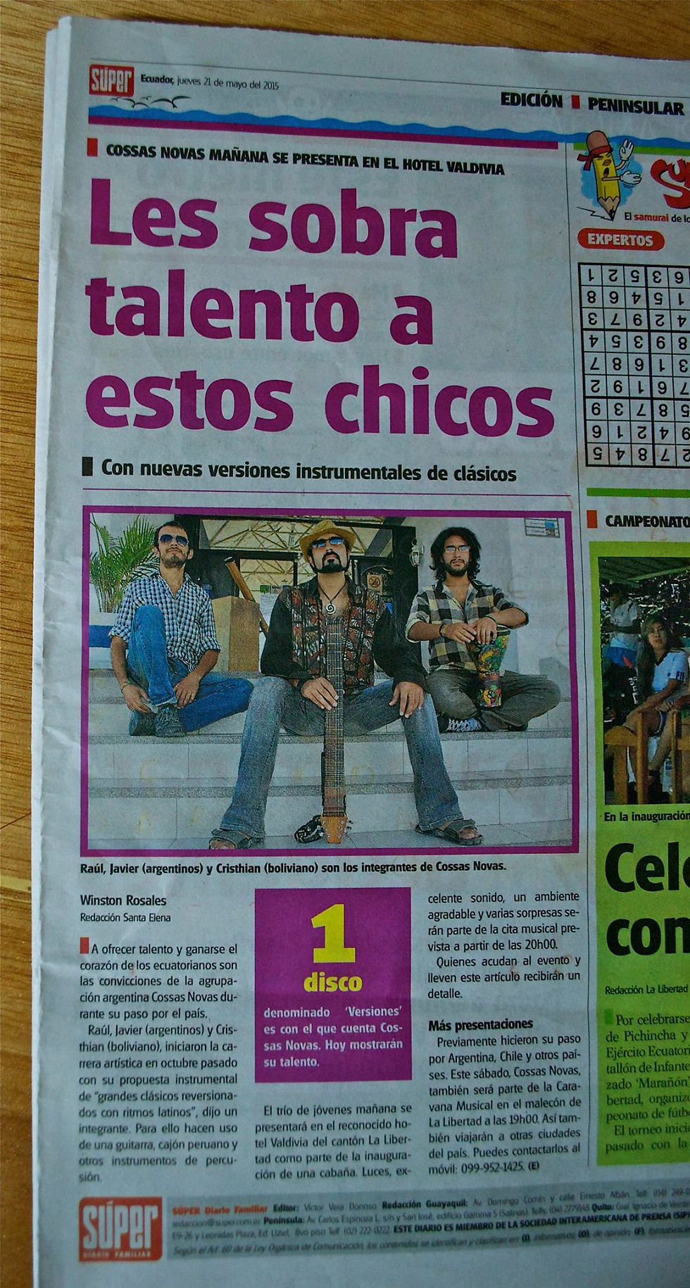 Prensa Ecuador _ Super_ mayo2015