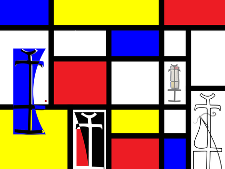 "Dressing Mondrian" - Cerebral and Playful