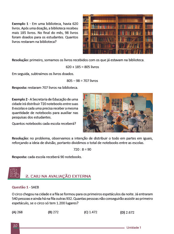 Avançando Juntos - MATEMÁTICA 6º ano - Aluno-2