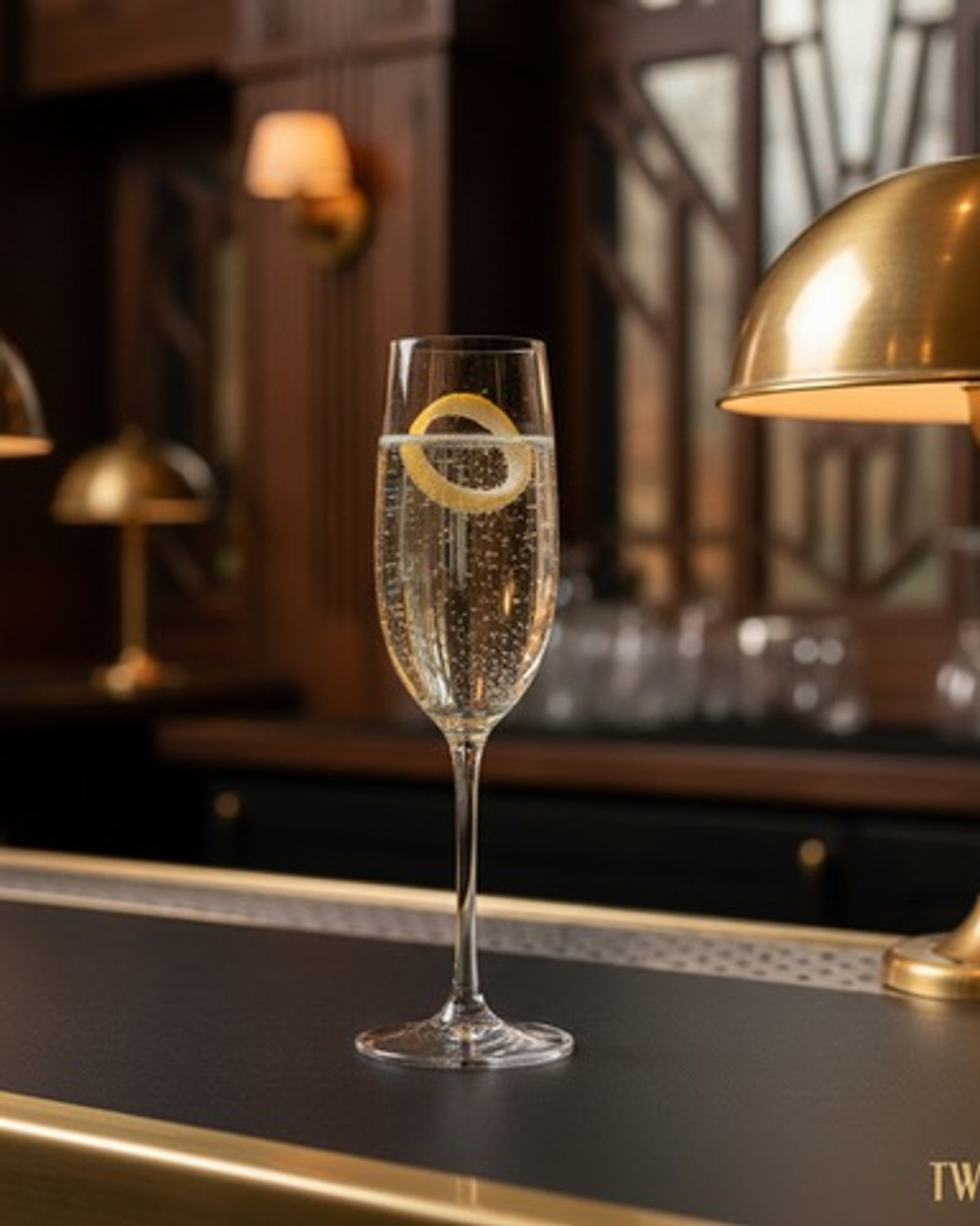 A French 75 served at Twent's