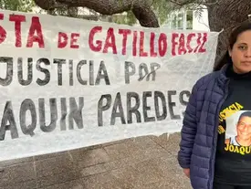 CASO JOAQUIN PAREDES: Palabras de la familia