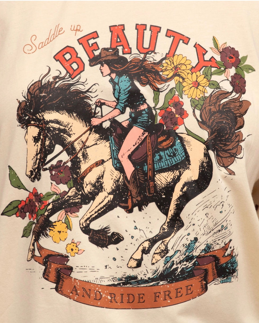 Thumbnail: Saddle Up Beauty Tee – Paper Heart 🤠✨