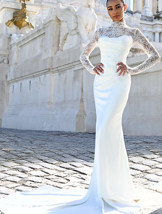 Sheath Wedding Dresses | Mordern & Minimalist Bridal Gowns