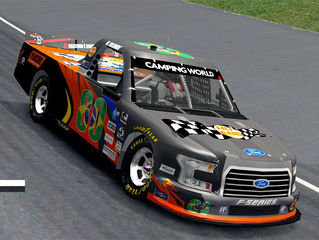 Placril Acrílicos na Nascar Truck