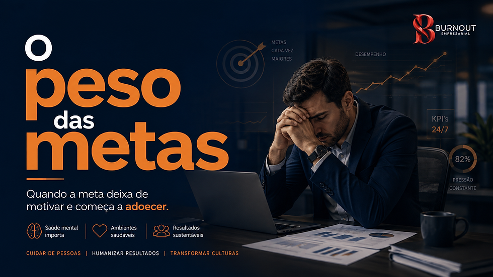 O peso das metas