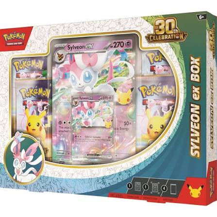 Thumbnail: POKEMON TCG 30TH CELEBRATION - EX BOX (Sylveon)