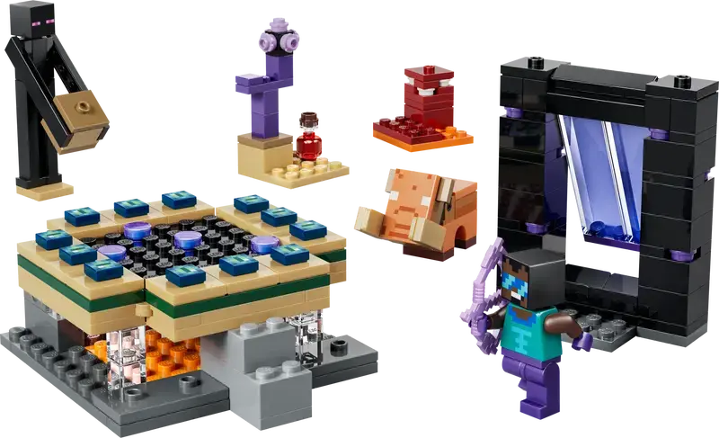 Thumbnail: LEGO - Nether & End Portal Journey