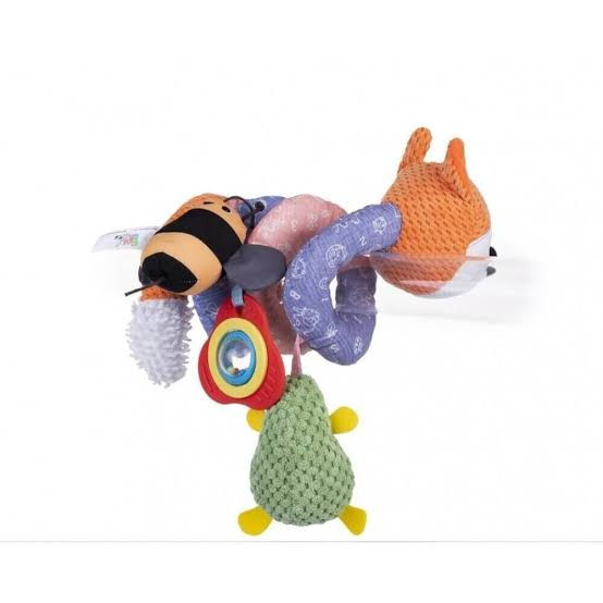 Thumbnail: BALIBAZOO FOX CRIB SPIRAL ORANGE
