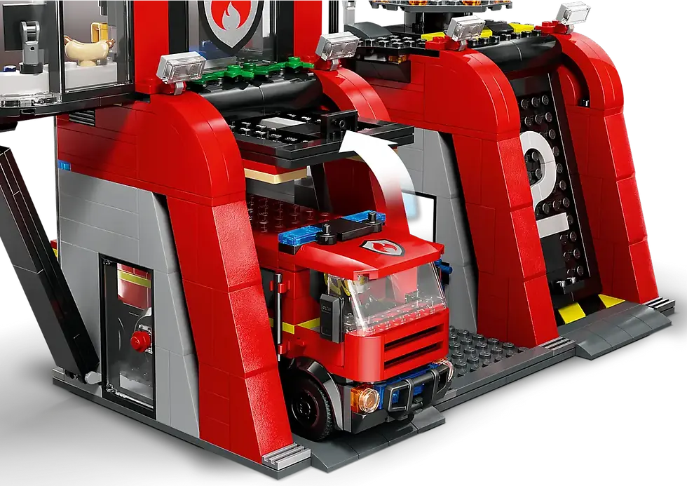 Thumbnail: LEGO City - Fire Station with Fire Truck