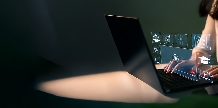 Online undervisning og videomateriale til digital oplæring.