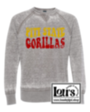 Distressed Retro Pitt State Gorillas Crewneck Sweatshirt