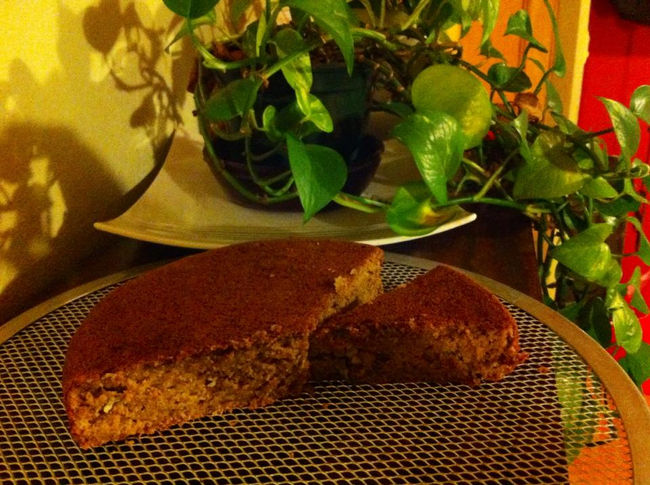 Pastel de Plátano Vegano, bajo en azúcar y sin gluten