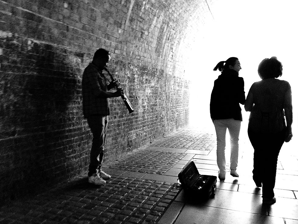 THE SAX PLAYER by Peter Morrish