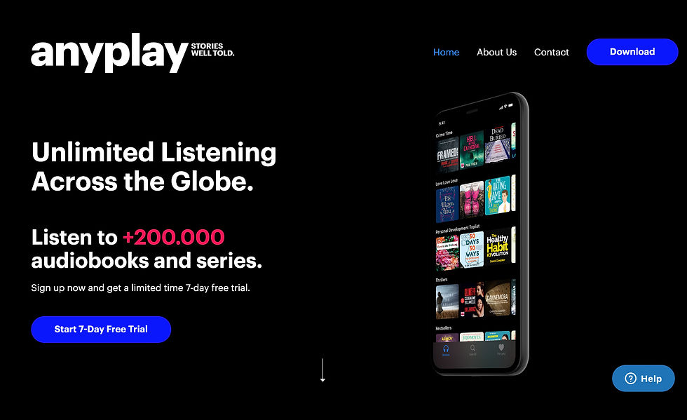 Anyplay | Website Design