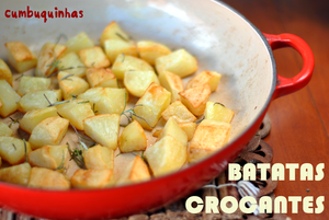 receita batatas assadas crocantes